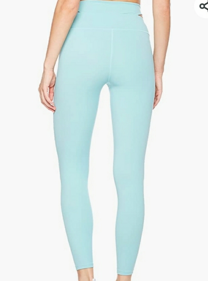Women's Halina Athletics Light Turquoise Sports Leggings - Picture 13 of 13